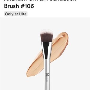 Ulta Beauty Silver Foundation Brush #106